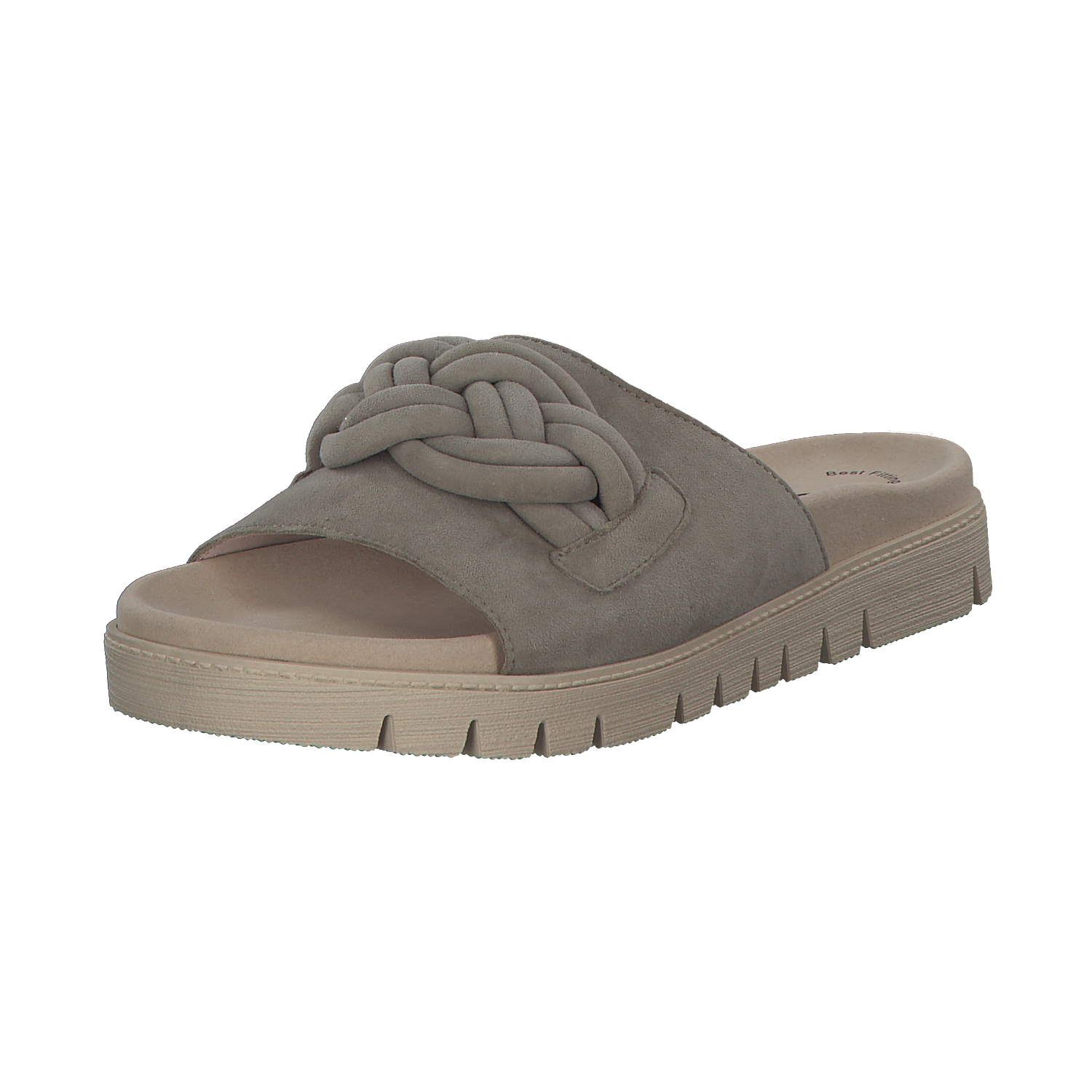 Gabor 43.747, Plateau-Pantoletten, Damen, Beige