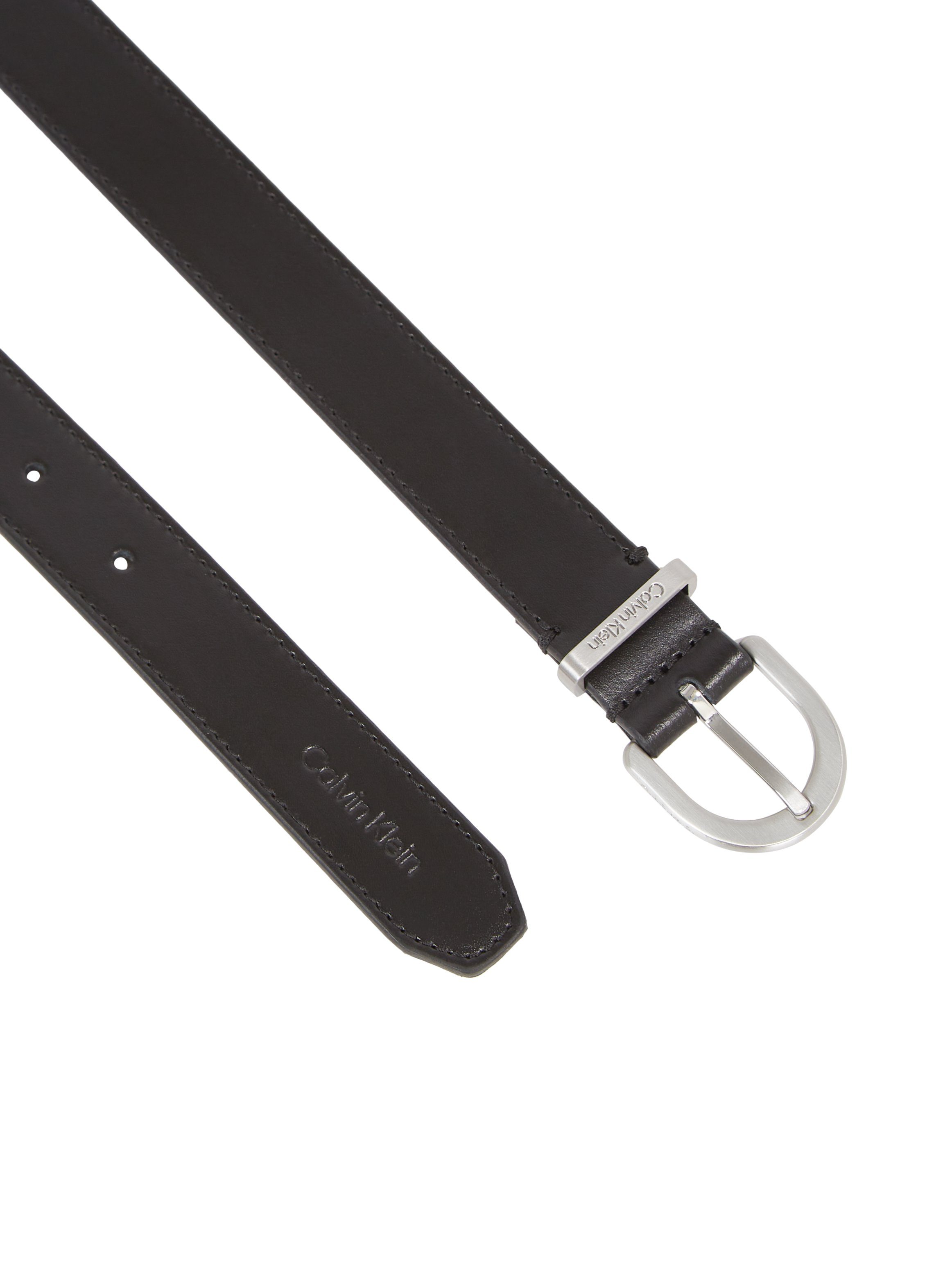 Calvin Klein Ledergürtel CK MUST METAL LOO mit goldfarbener Schnalle