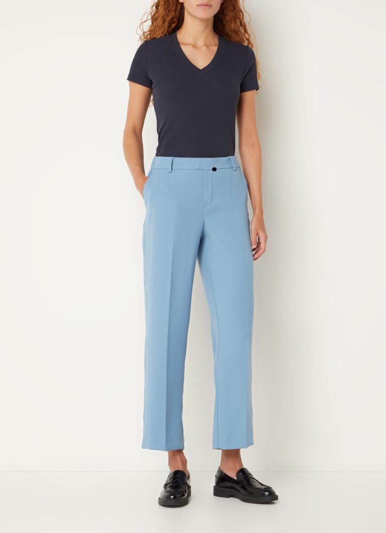 Mos Mosh MMBai Leia pantaloni a gamba larga a vita media con piega stirata