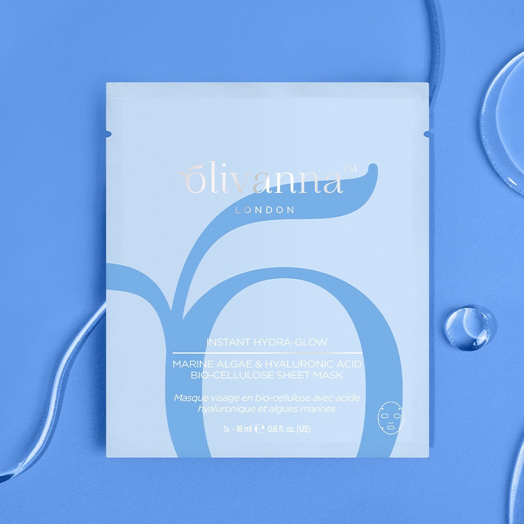 Olivanna Instant Hydra Glow komplet maski s hijaluronskom kiselinom