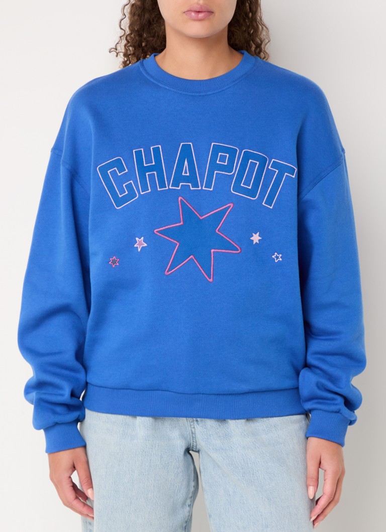 Fabienne Chapot džemper s vezom logotipa