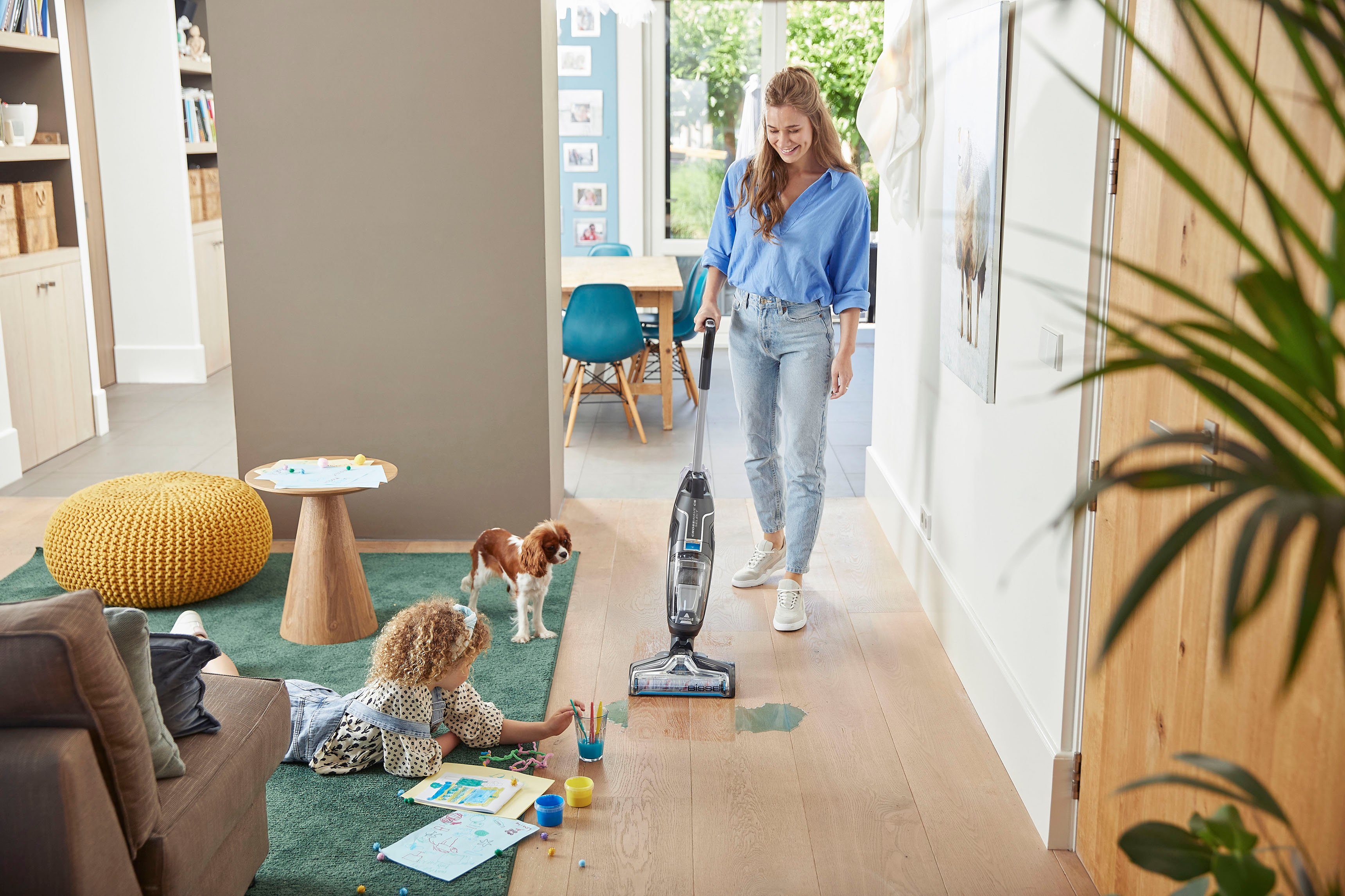 Bissell Nass-Trocken-Sauger CrossWave C6, 255 W, beutellos, cordless