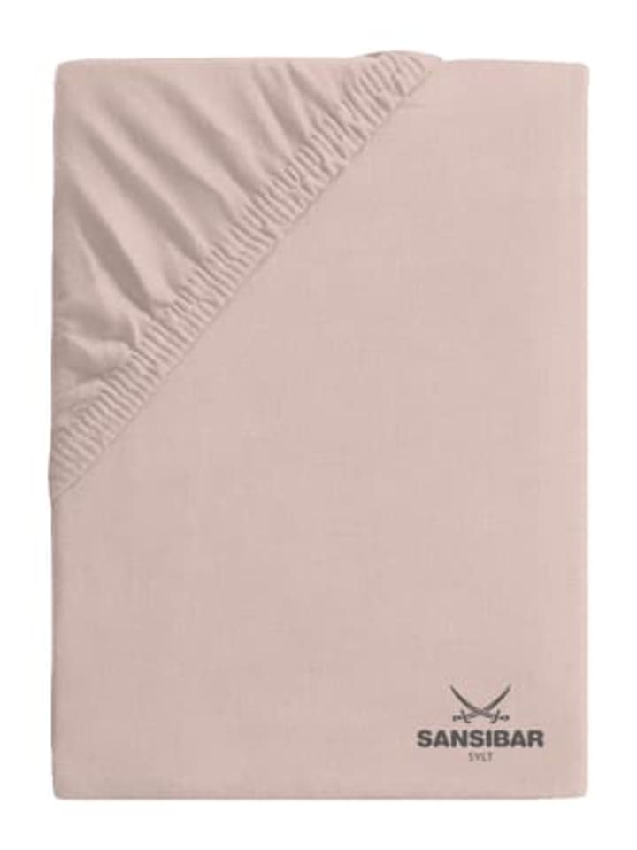 Sansibar Topper-Spannbettlaken in Rosé günstig kaufen