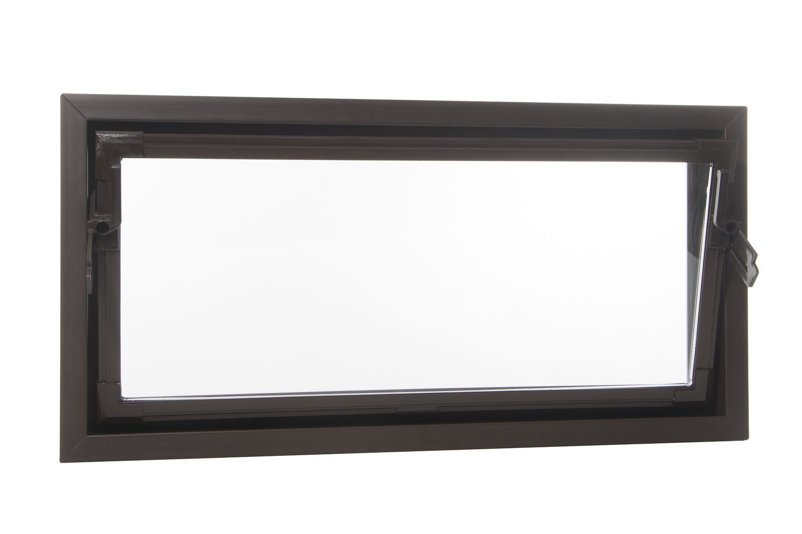 ACO Severin Ahlmann GmbH & Co. KG Kellerfenster ACO 90x60cm Nebenraumfenster Kippfenster Isofenster Fenster braun Kellerfenster, wärmeisolierende Kunststoff-Hohlkammerprofile