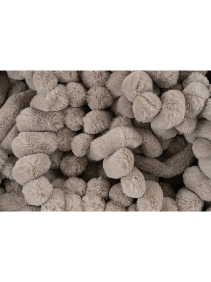 GMD Living Superweiche Kuscheldecke PLUSH, moderne Wohndecke in Taupe (graubraun) günstig kaufen 150 x 200 cm