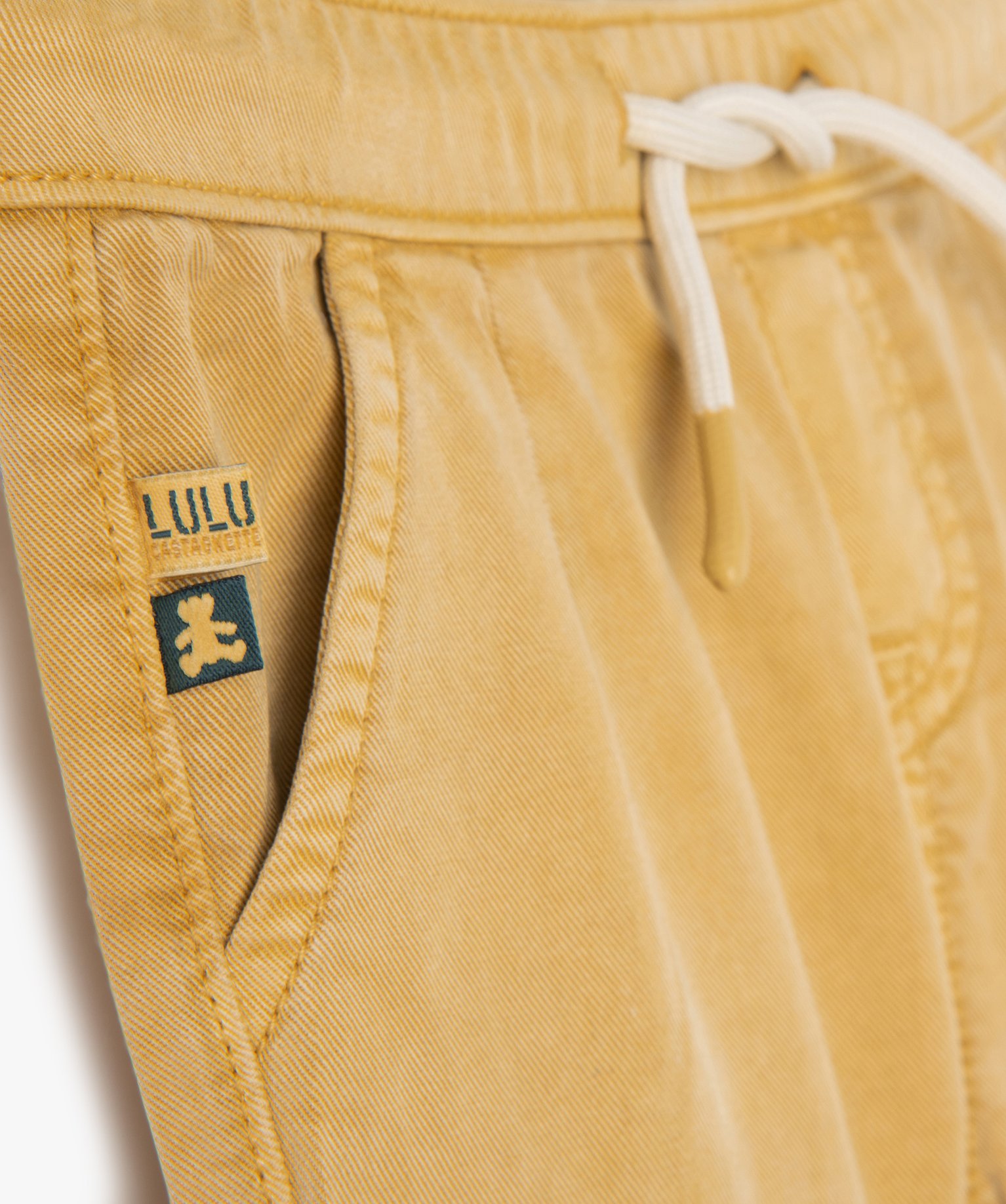 Pantalon en toile légère bébé Garçon - LuluCastagnette jaune | GEMO