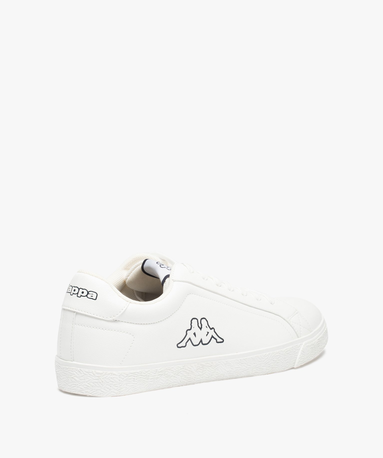 Baskets homme unies à lacets – Kappa Astrida blanc | GEMO