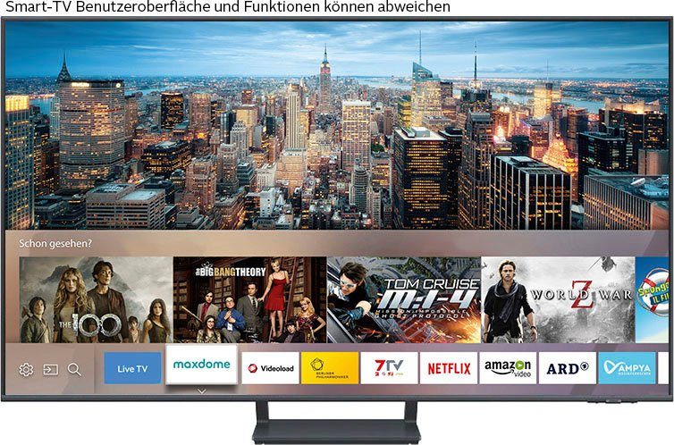 Samsung GQ65Q70CAT LED-Fernseher (163 cm/65 Zoll, Smart-TV, Quantum Prozessor 4K)