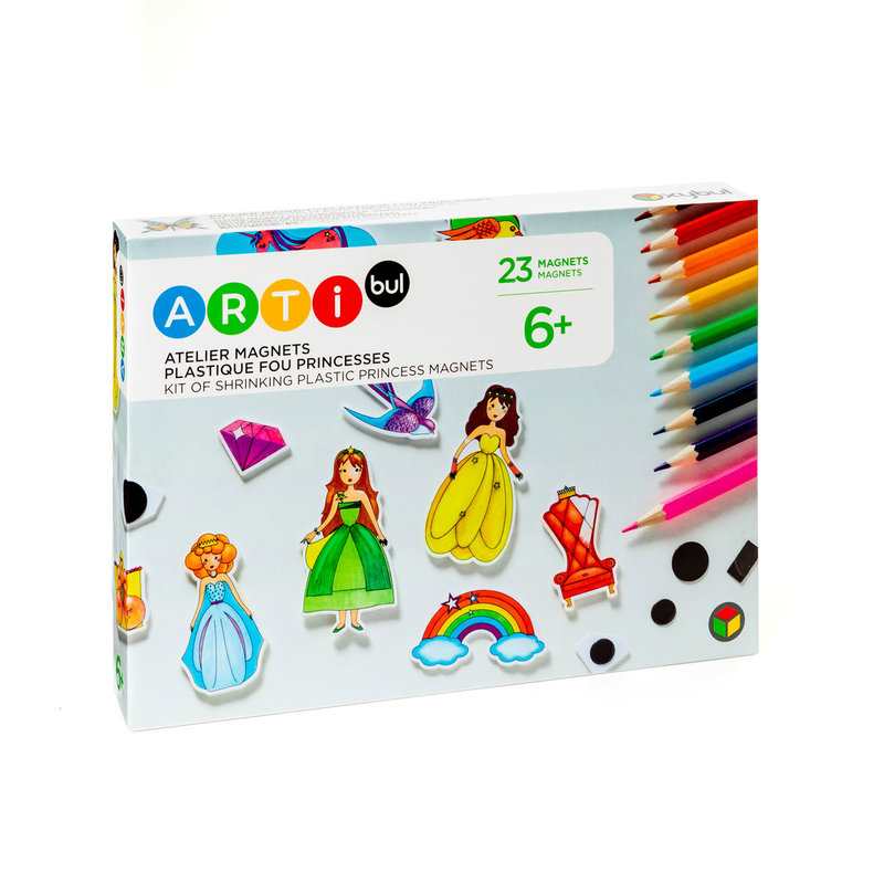 Atelier magnets plastique fou princesses Oxybul