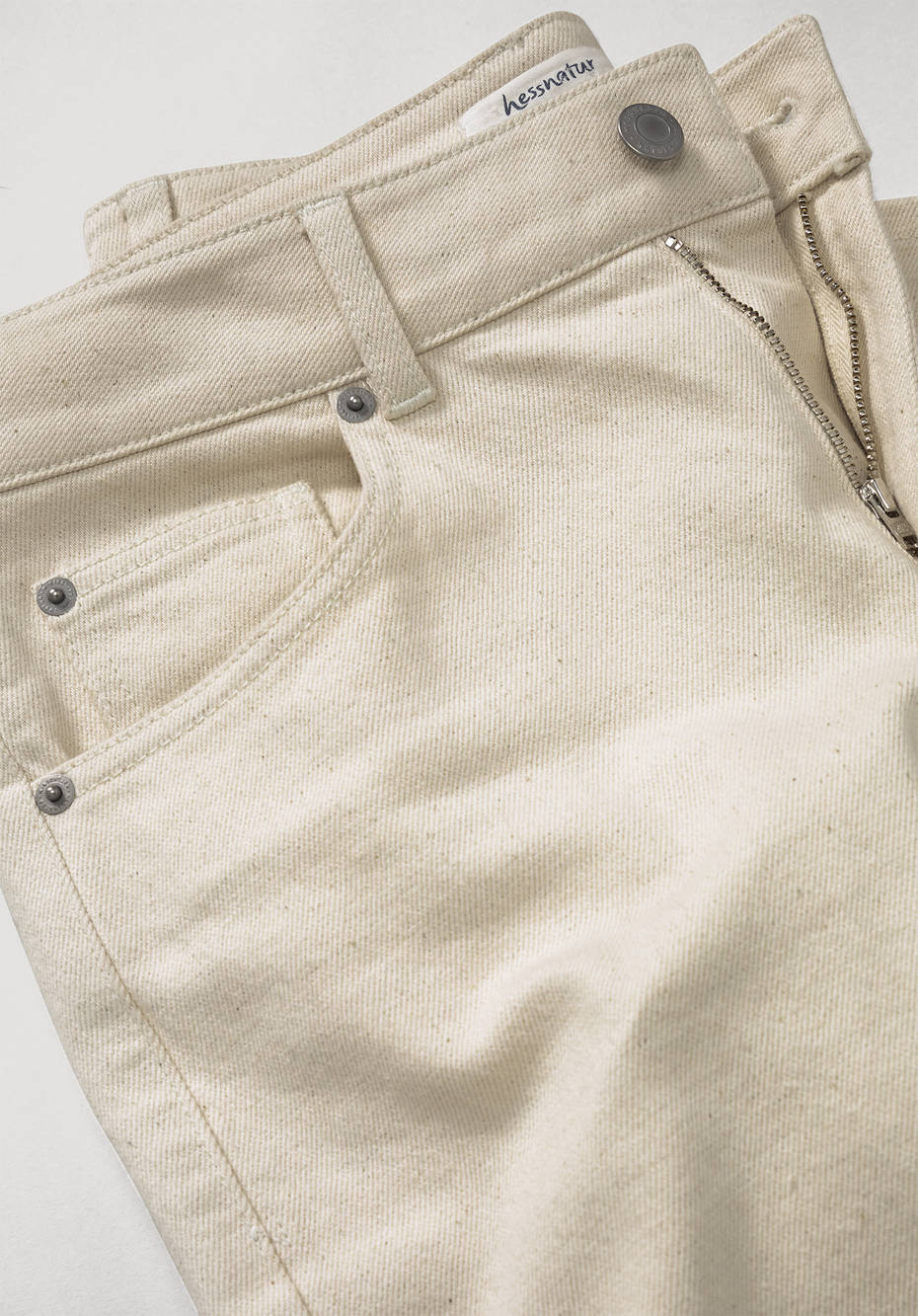 Jeans Barrel Leg aus Bio-Denim mit Hanf