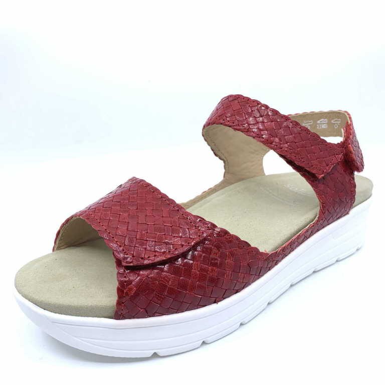 SOLIDUS Klassische Sandalen rot Greta
