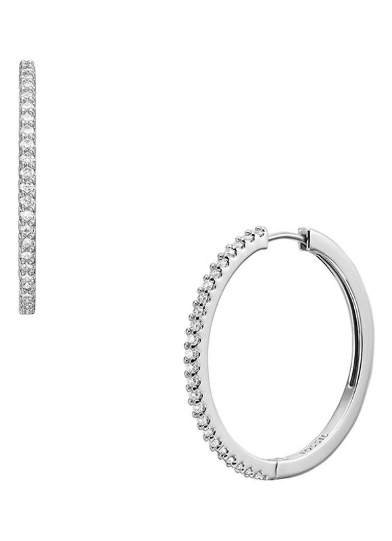 Fossil Ellis earrings with zirconia JA7274040