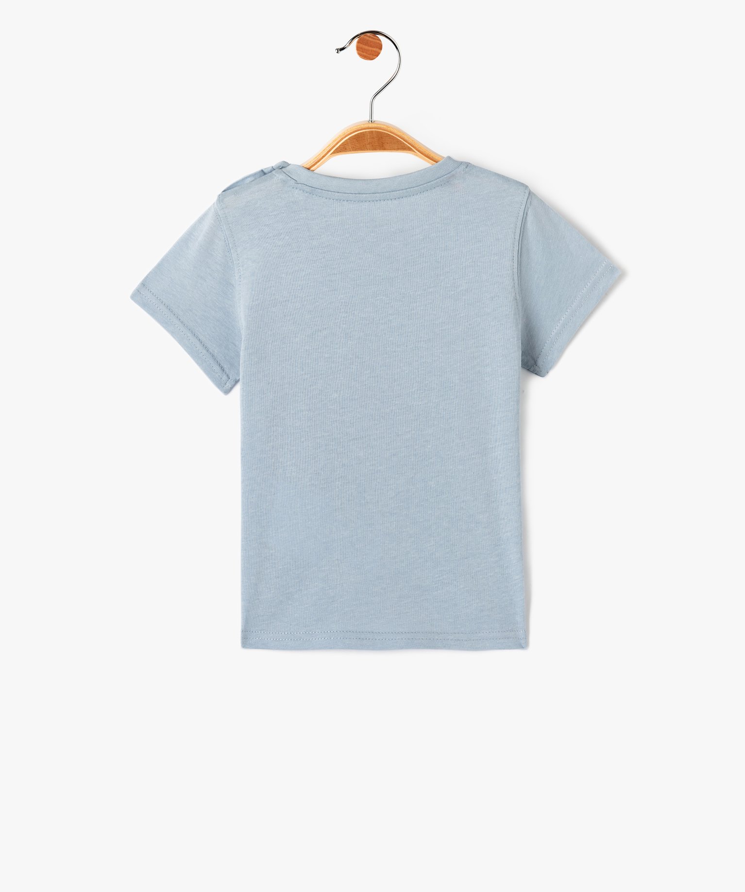 Tee-shirt bébé Garçon à manches courtes et message humor... bleu | GEMO