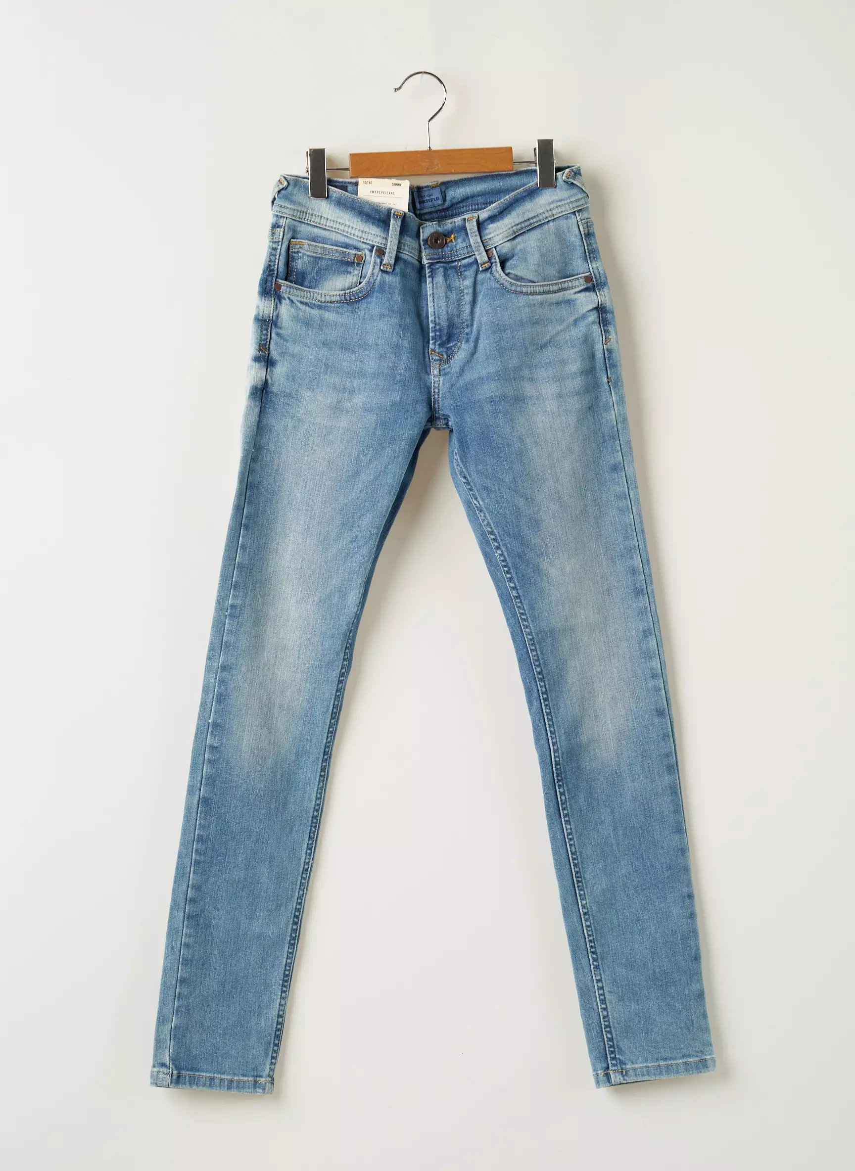 Pepe Jeans Jeans Coupe Slim Garcon couleur bleu