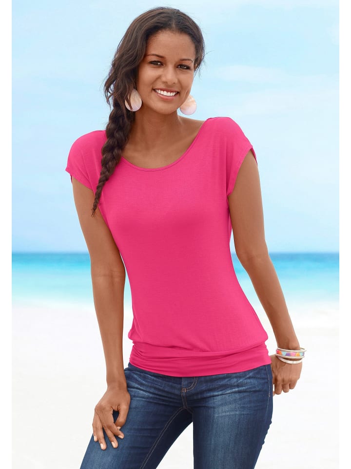 LASCANA LASCANA Shirt in pink günstig kaufen