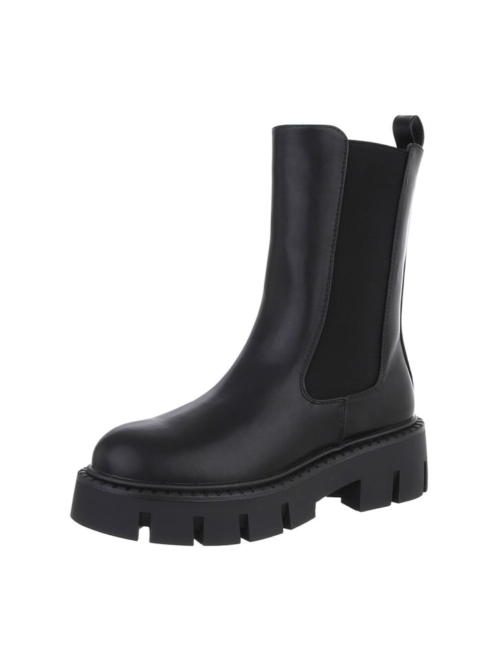 Ital-Design Stiefelette in Schwarz günstig kaufen