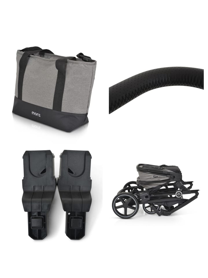 Moni Kinderwagen 2 in 1 Tokyo 22 kg in grau günstig kaufen onesize