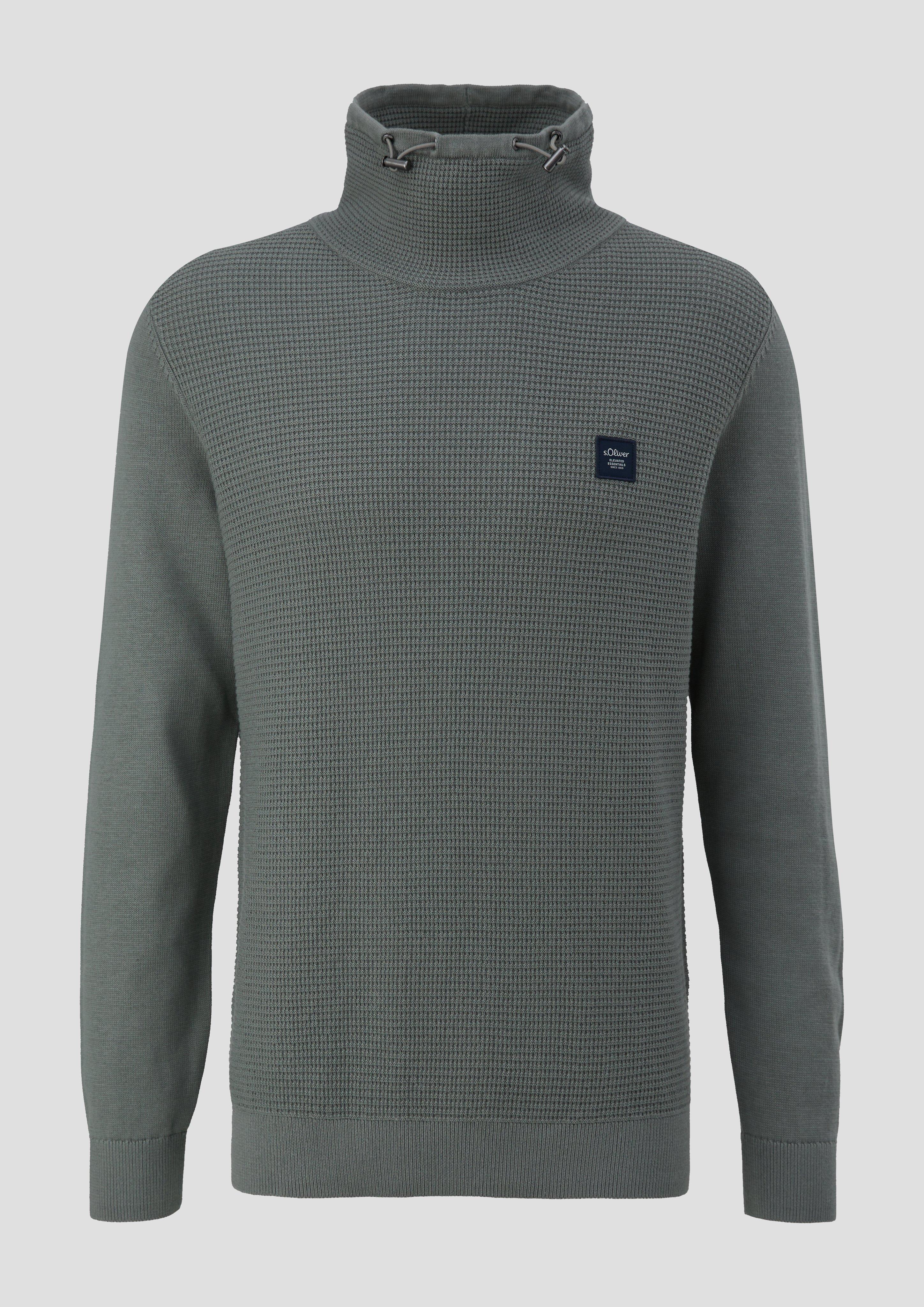 Strickpullover mit Jersey-Ärmeln  2137428-9467