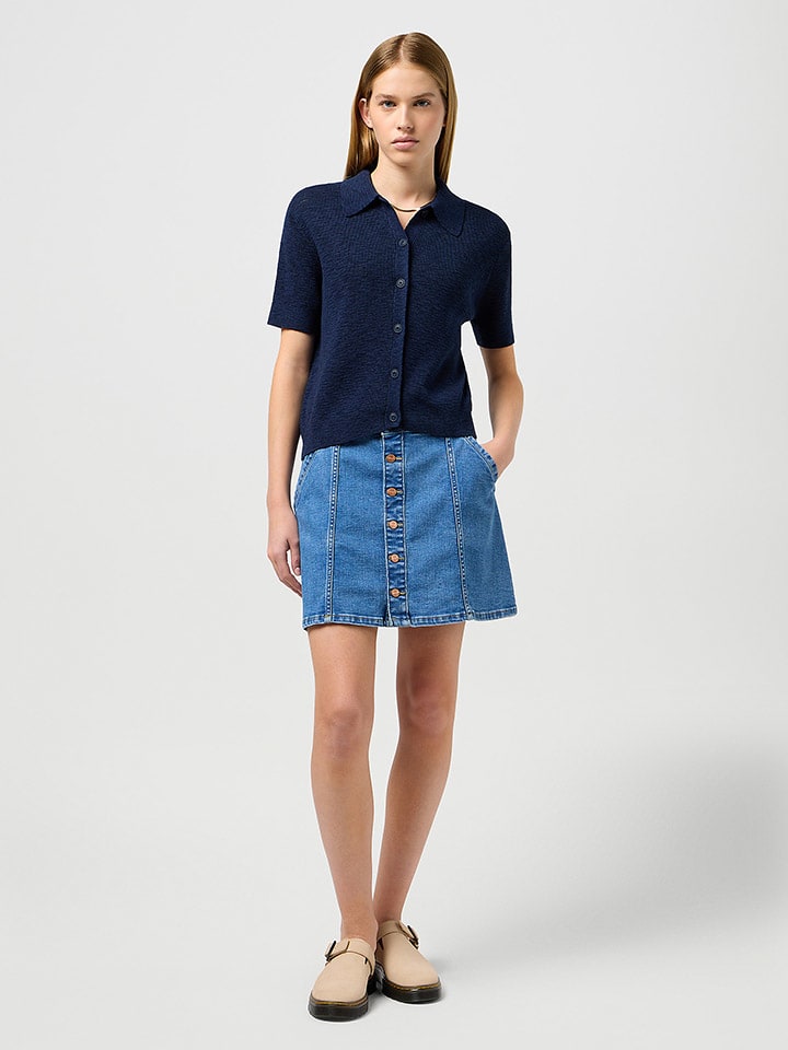 Wrangler Jeansrock in Blau günstig kaufen