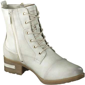 Mustang Schnürstiefelette in beige