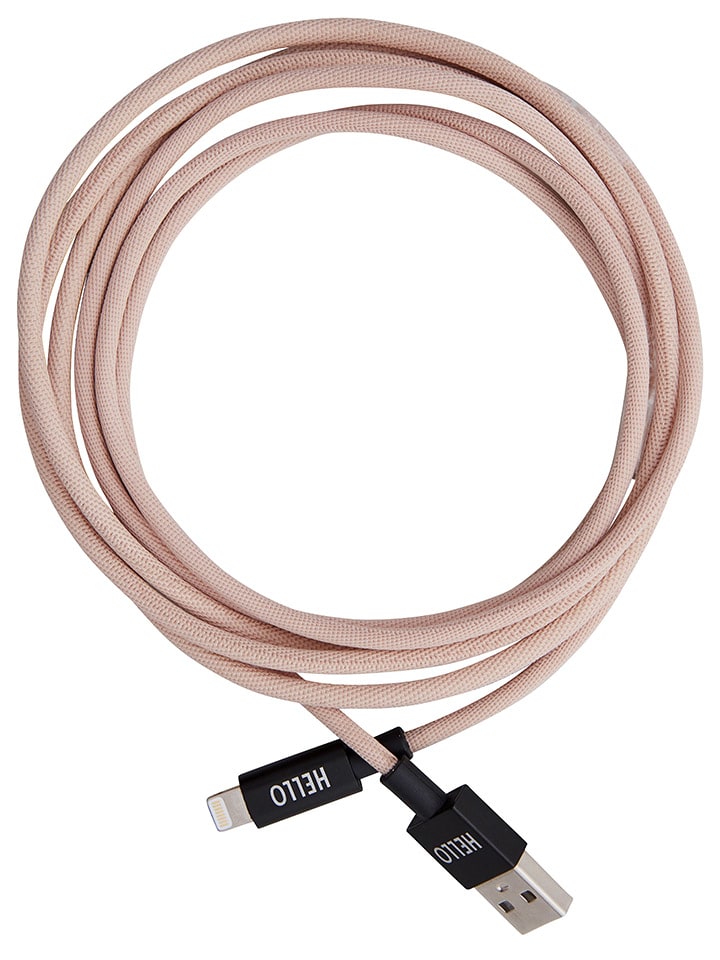 Design Letters Lightning-Ladekabel in Beige - (L)300 cm günstig kaufen onesize