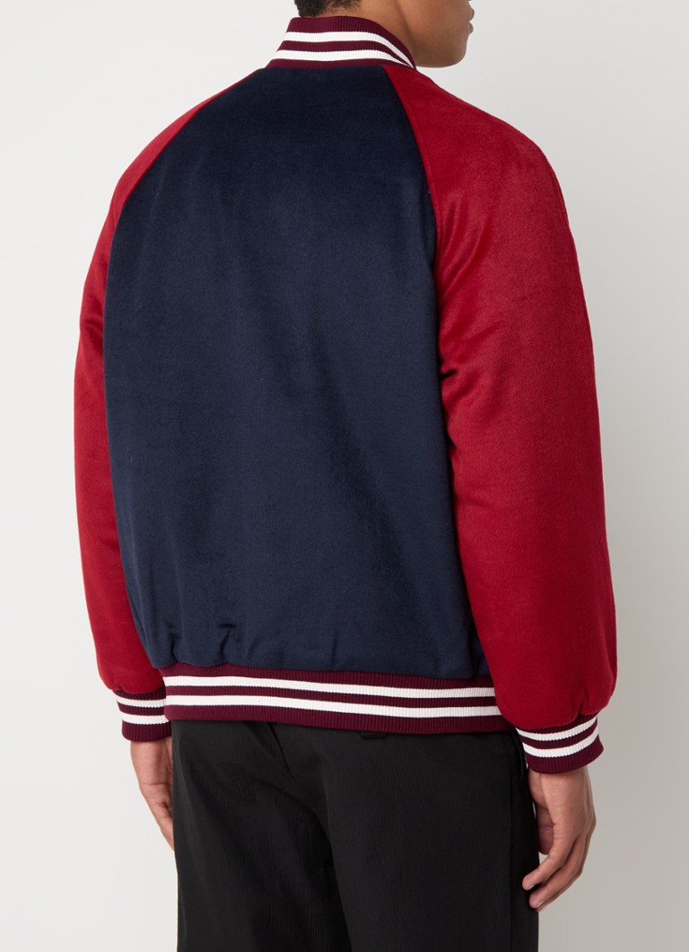 Μπουφάν μπέιζμπολ Tommy Hilfiger Wool Blend με πλαϊνές τσέπες