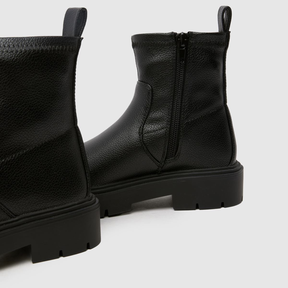 Schuh svarta City Sock flickor Junior stövlar