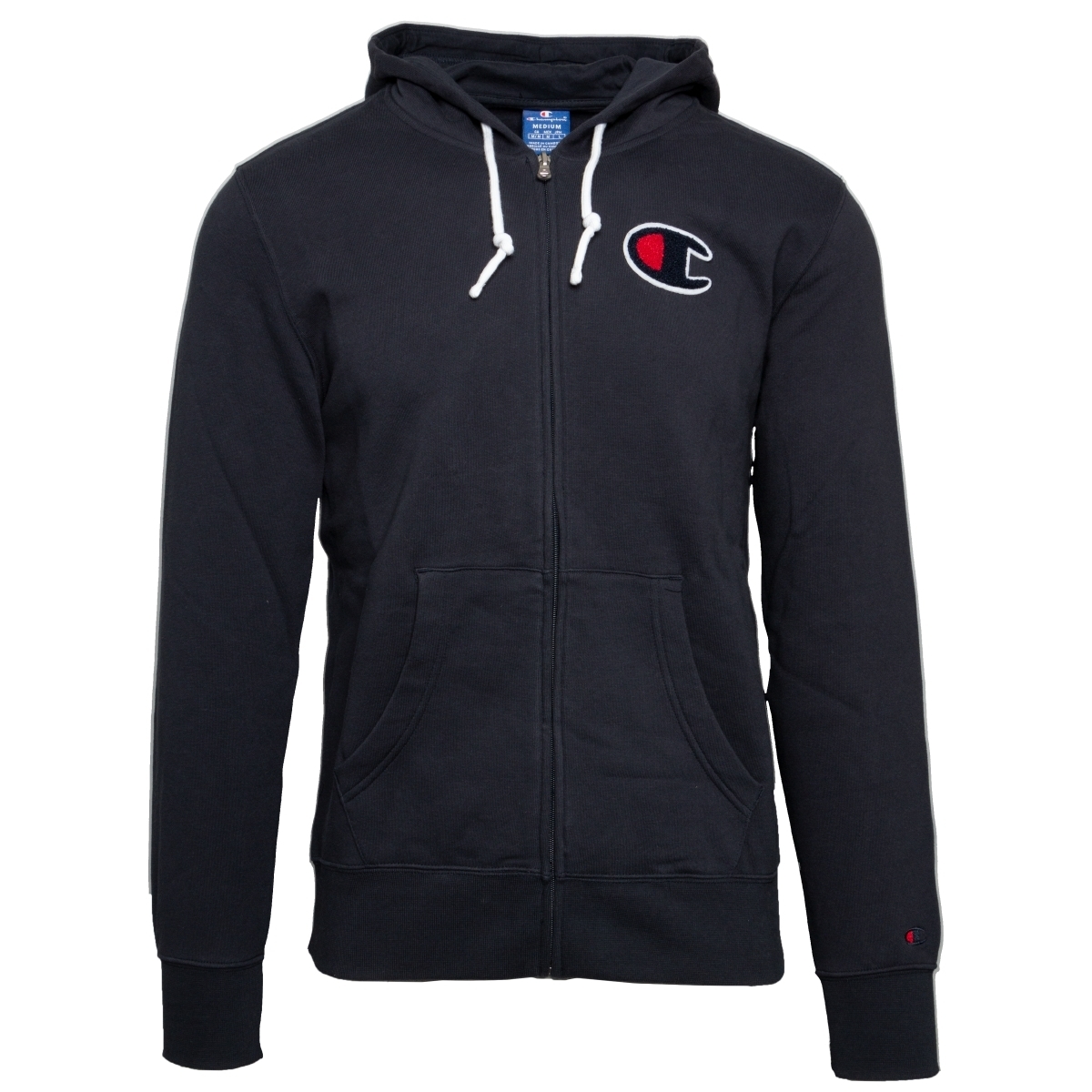 Champion Hooded Full Zip Sweatshirt Sweatjacke blau
