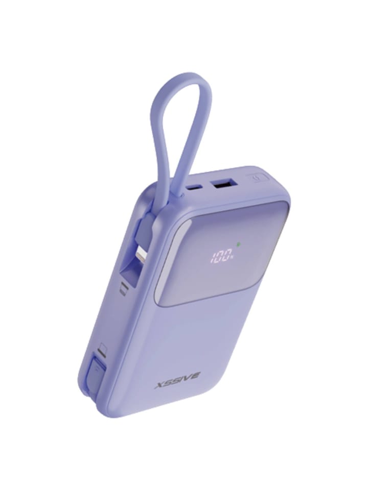 COFI 1453 22,5W Power Delivery Schnelllade-Powerbank mit LED-Display in Lila günstig kaufen onesize