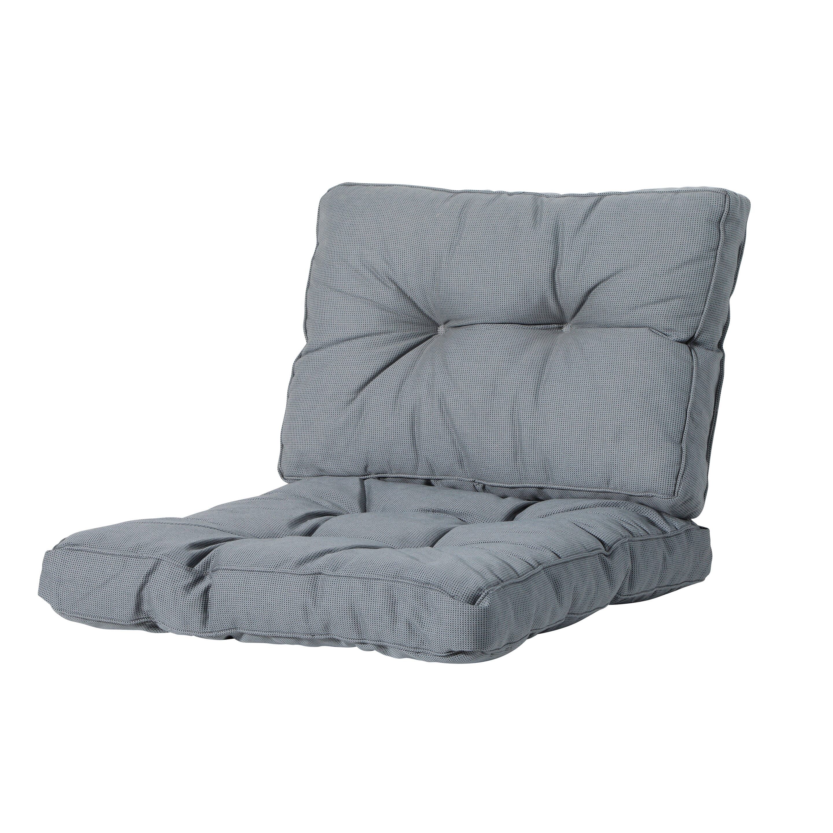 Madison Rib Grey 60x43 Loungekissen