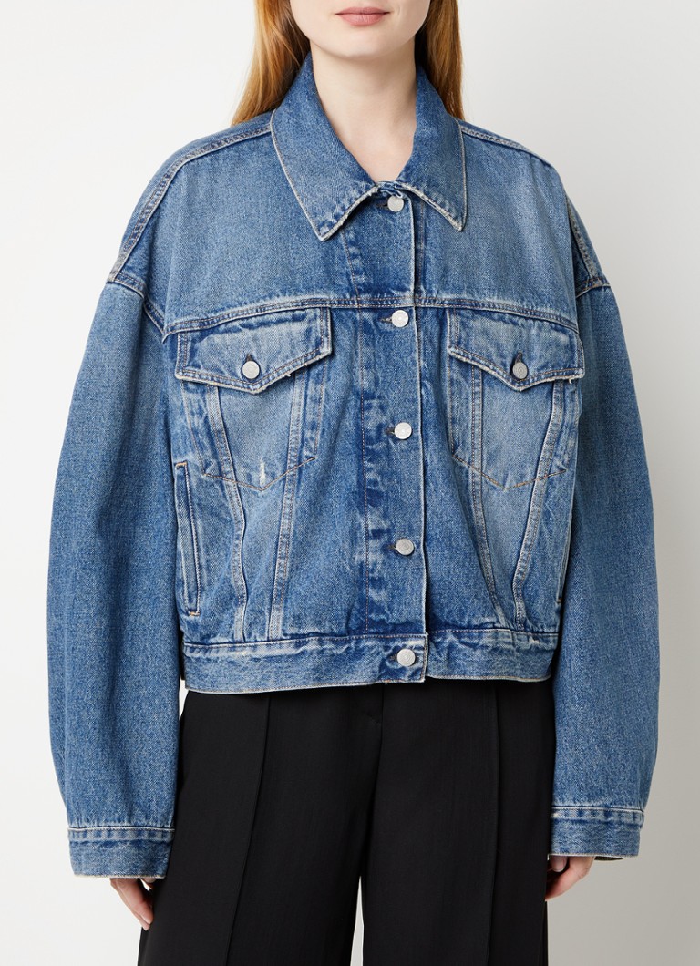 Giacca di jeans oversize Acne Studios, lavaggio medio