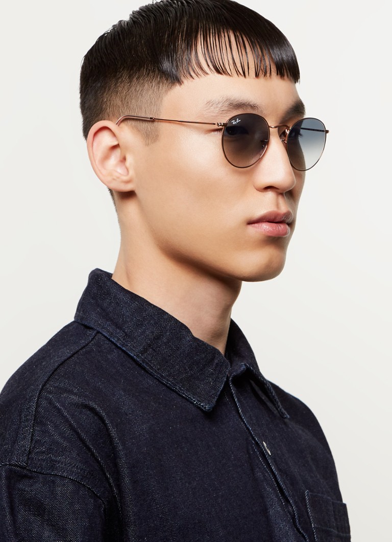 Ochelari de soare metalici rotunzi Ray-Ban RB3447