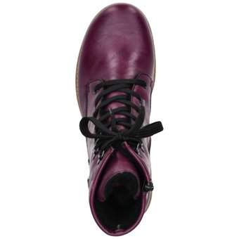 Rieker Schnürstiefelette in lila