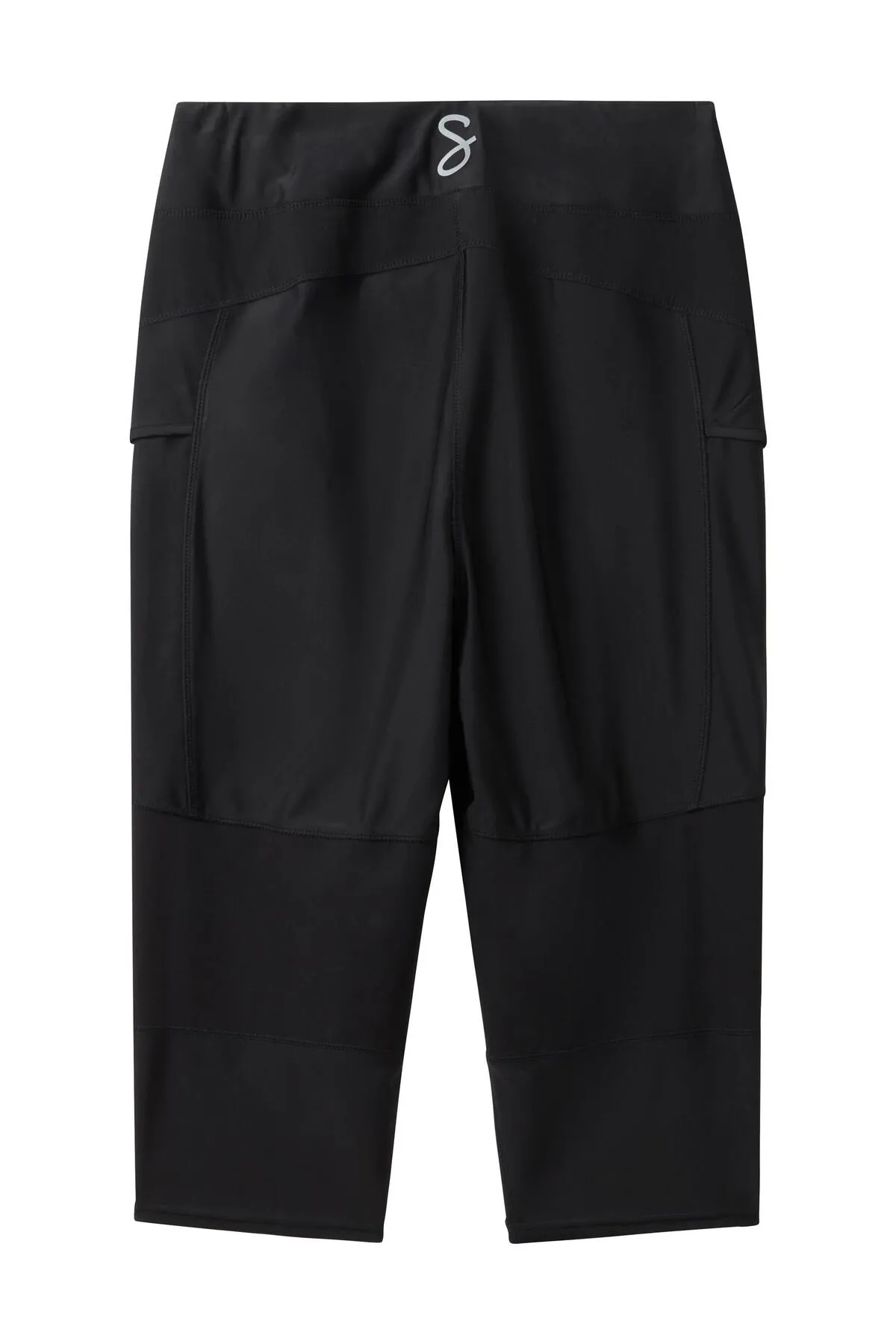 Sheego  Sport-Leggings - Schwarz - Mittlerer Bund