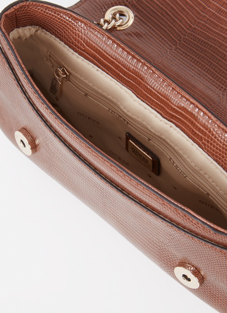 Borsa a tracolla GUESS Arlena con texture e logo