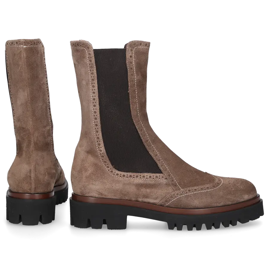 Truman's - Chelsea Boots 9299 Veloursleder - grau