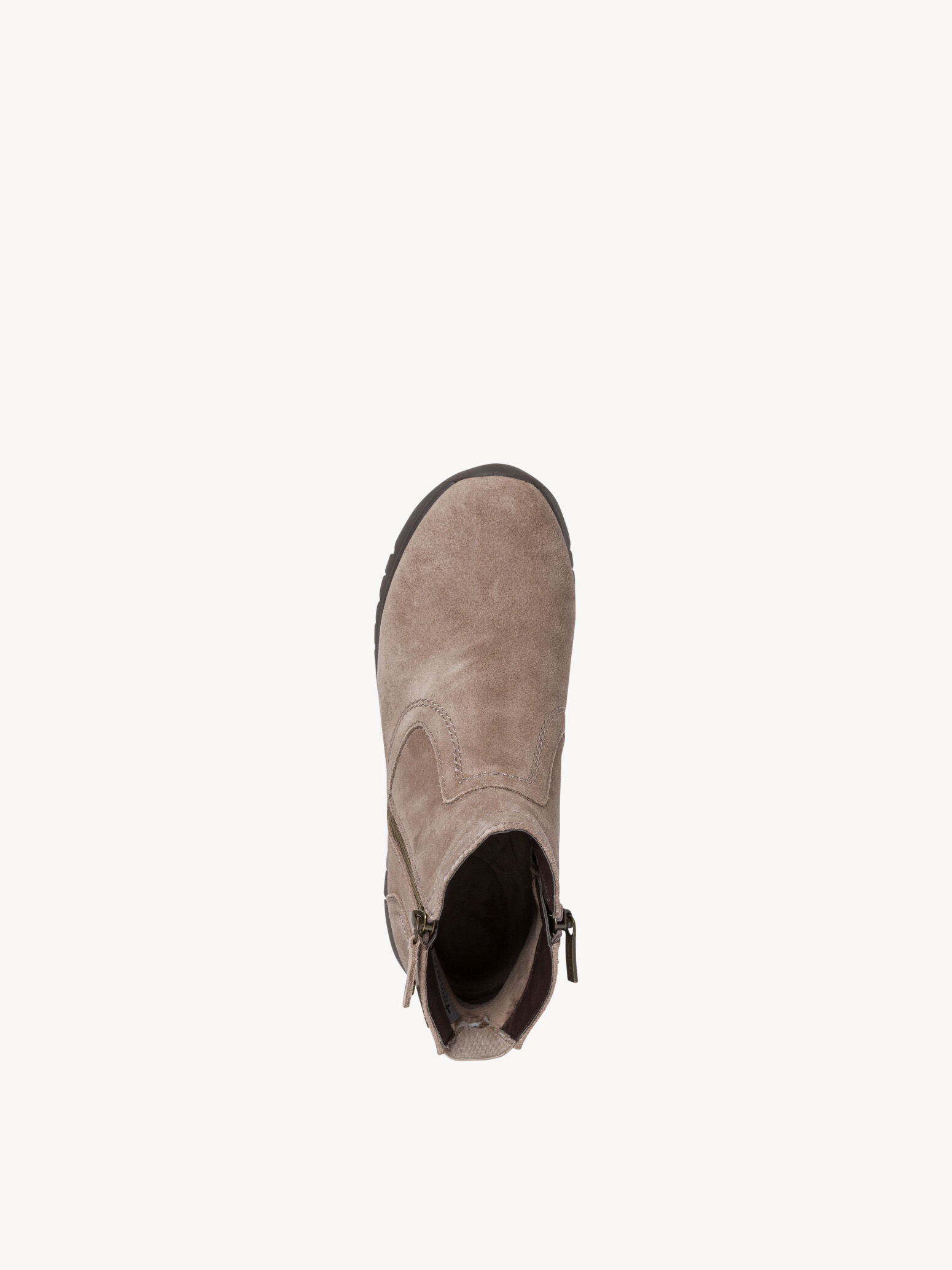 Bottine en cuir - marron