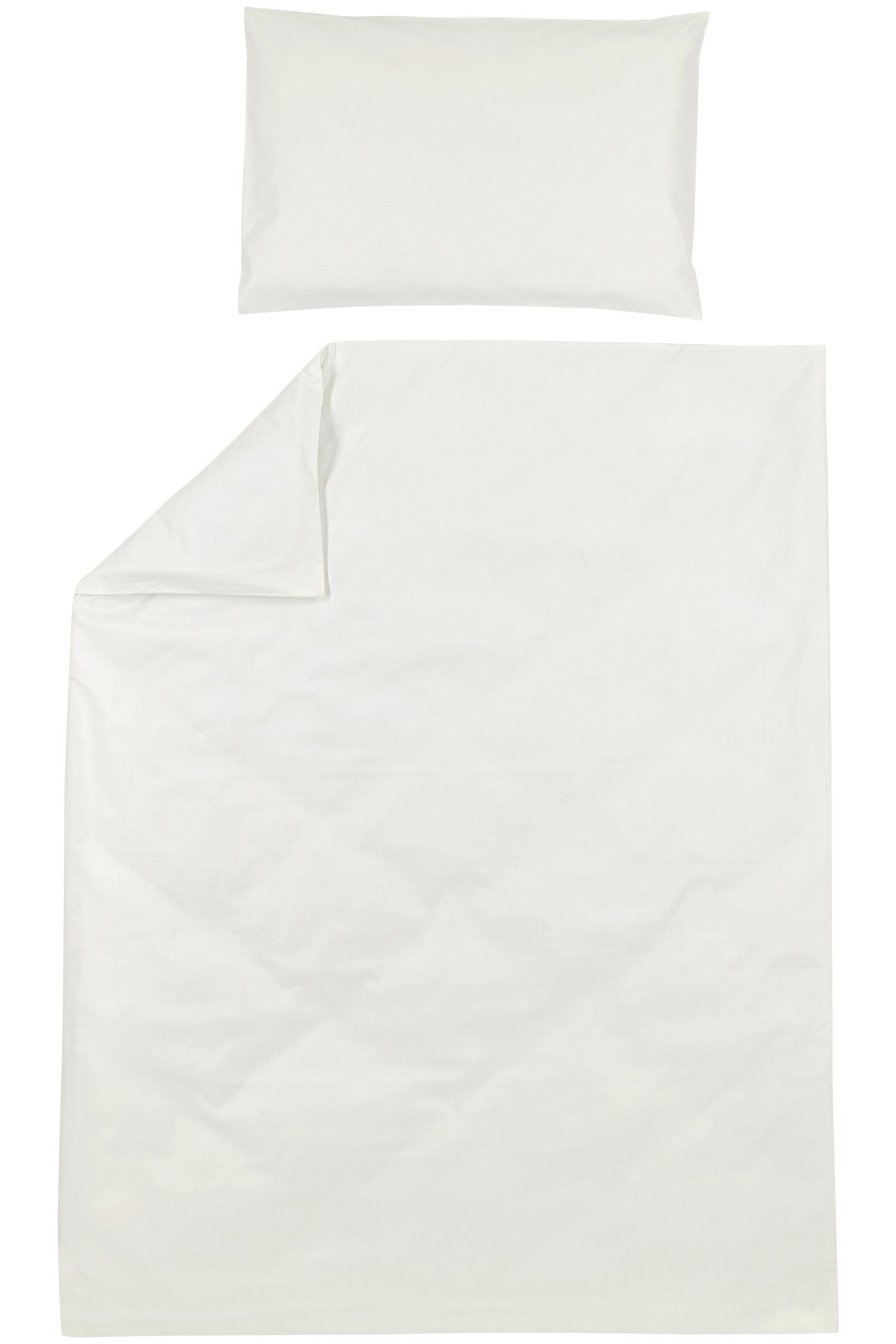 Babybettbezug Uni Offwhite, Meyco Baby, 100x135cm