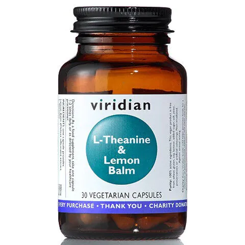 Viridian L-Θεανίνη με Μελισσόχορτο, 30 Κάψουλες
