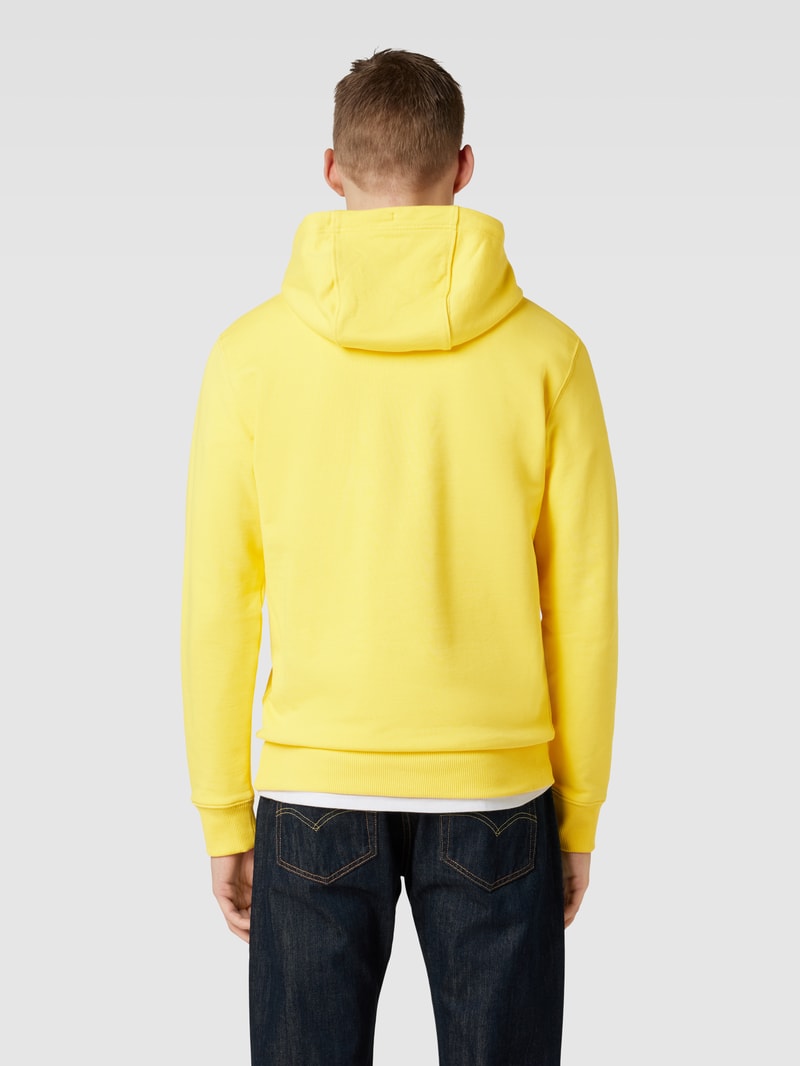 Hoodie mit Label-Print Modell 'ENTRY GRAPHIC' in gelb