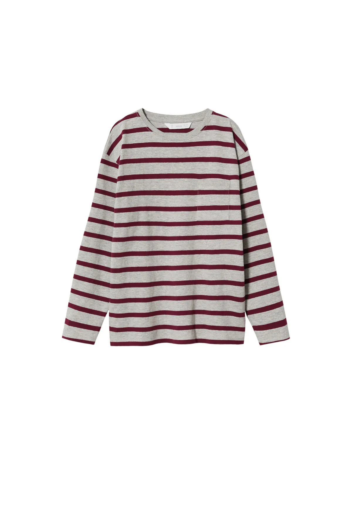 MANGO Kids  Dunkelrotes T-Shirt für Jungen