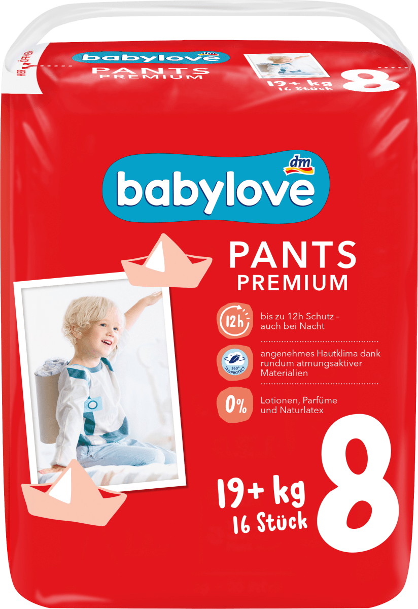 Baby Pants Premium Gr. 8, XXL, 19+ kg, 16 St