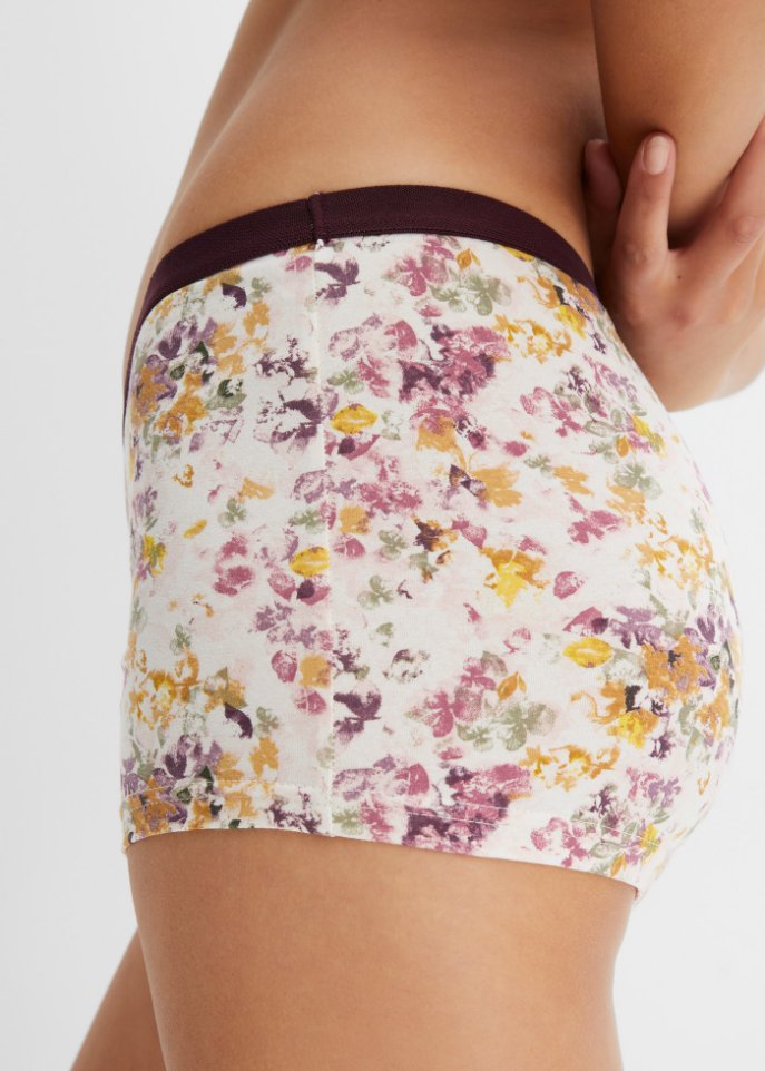 Damen Boxer (4er Pack) mit Bio-Baumwolle