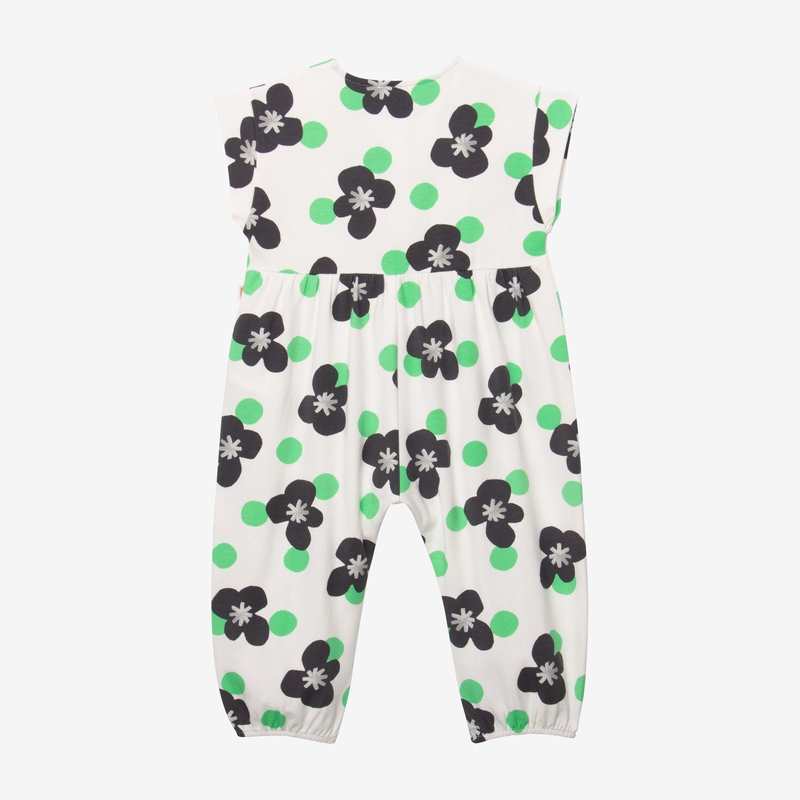 Combi longue bébé fille fleurs pop beige Catimini