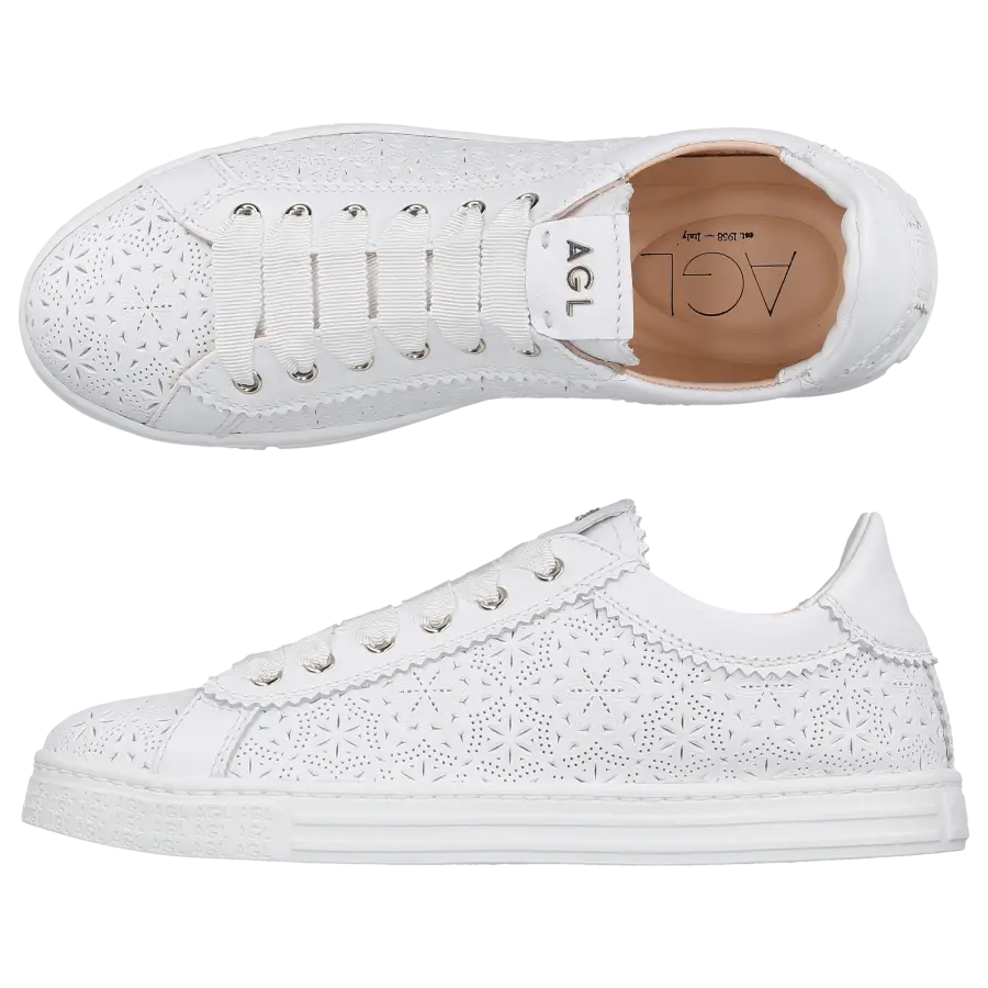 AGL Attilio Giusti Leombruni - Sneaker low D9306085 Kalbsleder - weiß