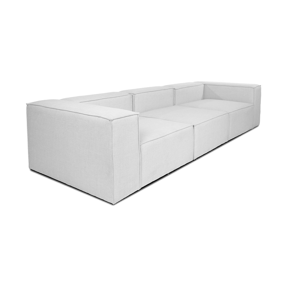 Home Deluxe Modulares Sofa VERONA - M hellgrau