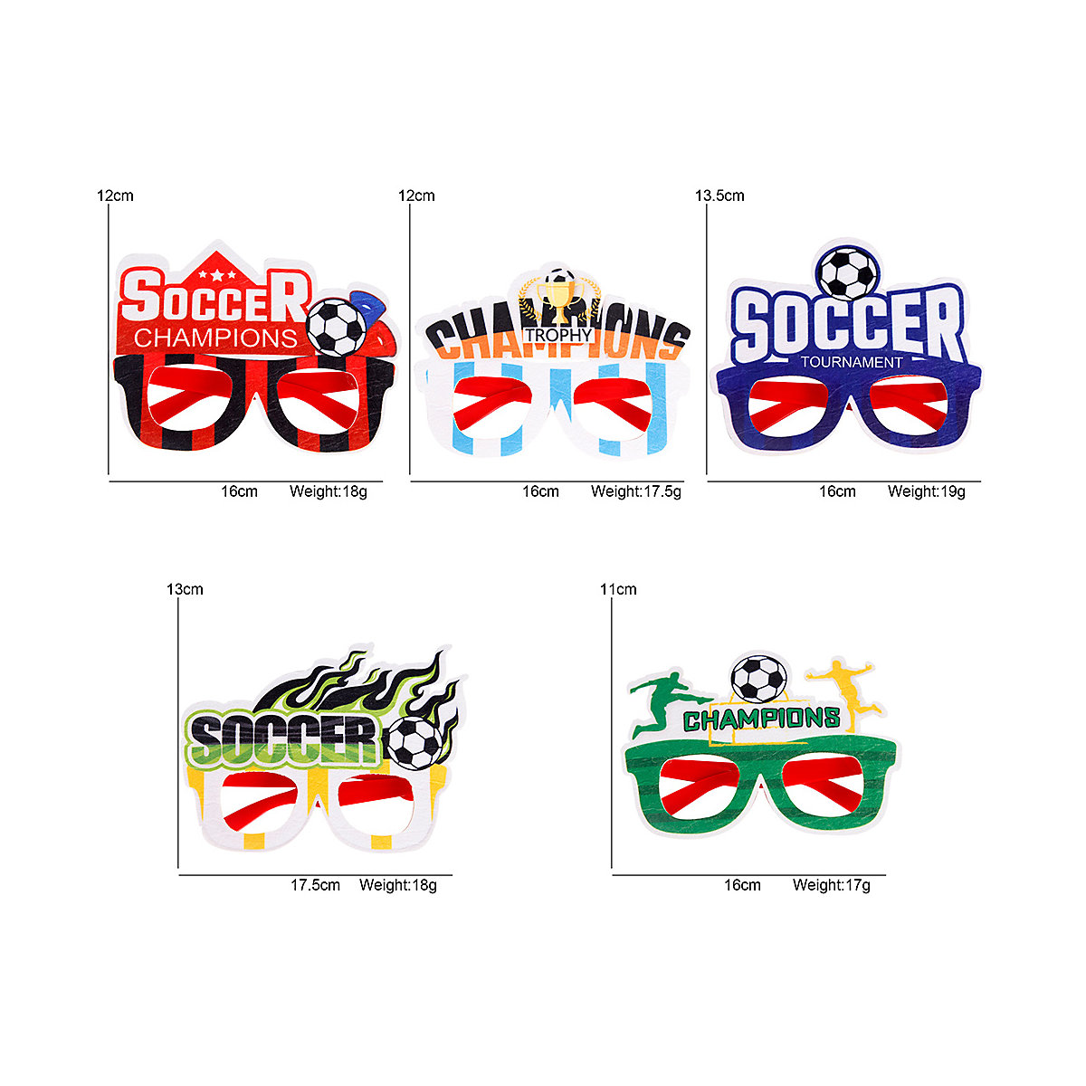 Fußball Party Brille Mitgebsel für Kinder