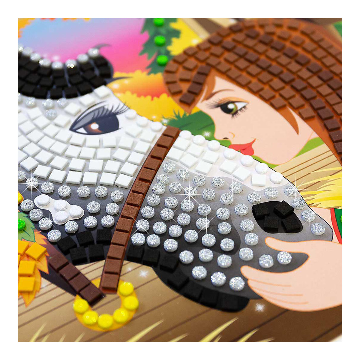 Sticky Mosaics Funkelnde Bilder Pferde