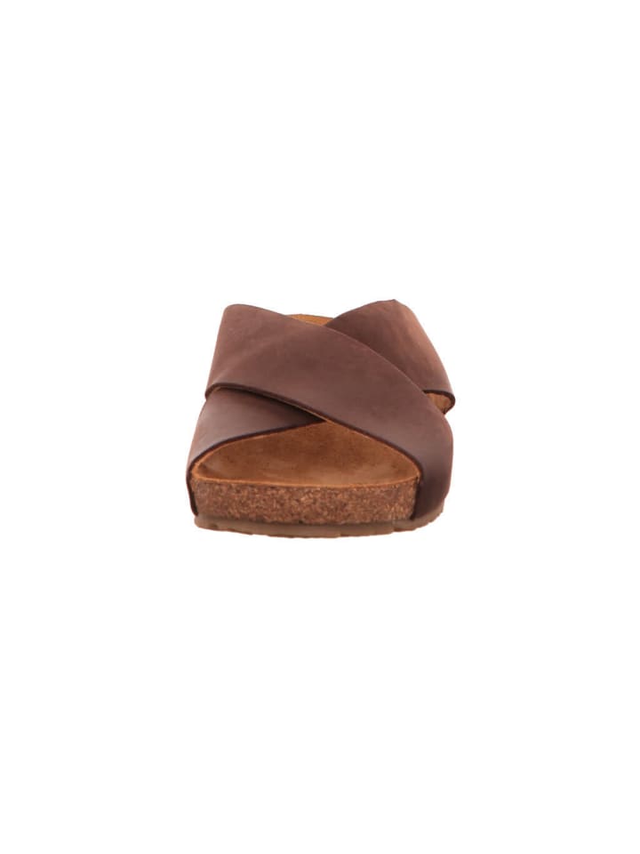 HAFLINGER Pantolette in braun günstig kaufen
