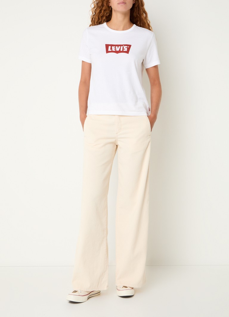 Pantaloni chino Levi's a vita media e gamba dritta in velluto a coste